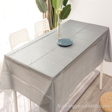 Couverture de table en plastique personnalisée en plastique personnalisé